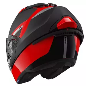 Shark Evo-GT Sean arancione/nero casco moto mascella XS-5