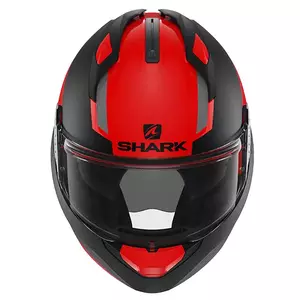 Shark Evo-GT Sean oranža/melna žokļa motociklista ķivere S-3