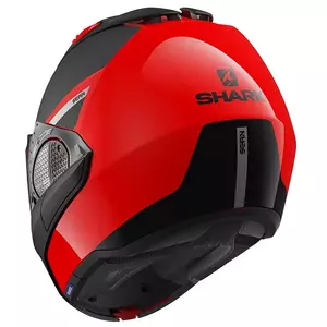 Shark Evo-GT Sean orange/svart motorcykelhjälm med käft S-4