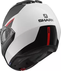 Shark Evo-GT Sean hvid/sort/rød motorcykelkæbehjelm XS-4