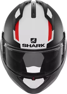 Kask motocyklowy szczękowy Shark Evo-GT Sean biały/czarny/czerwony S-3