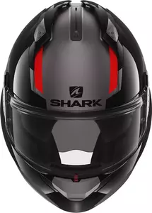 Cască de motocicletă Shark Evo-GT Sean negru/grișu/roșu S jaw-3