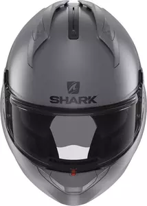 Kask motocyklowy szczękowy Shark Evo-GT Blank szary mat M-3