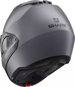 Shark Evo-GT Blank motorcykelhjelm grå mat M-4