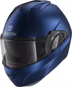 Shark Evo-GT Blank motociklu ķivere zila matēta L-1