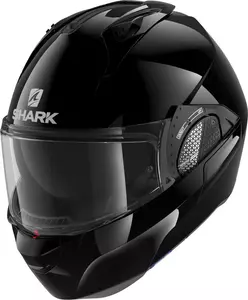 Shark Evo-GT Blank blank sort XS motorcykelhjelm - HE8910E-BLK-XS