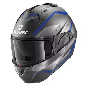 Shark Evo-ES Yari grau/blau M Motorrad Kiefer Helm-1
