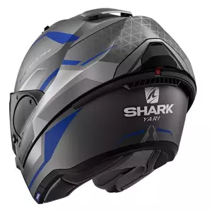 Kask motocyklowy szczękowy Shark Evo-ES Yari szary/niebieski M-3