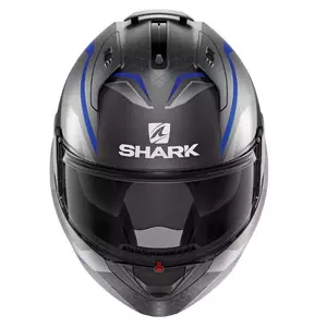 Shark Evo-ES Yari motociklistička puna kaciga siva/plava M-4