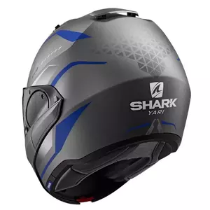 Shark Evo-ES Yari grijs/blauw M motor kaakhelm-5