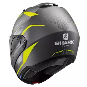 Shark Evo-ES Yari grå/gul motorcykelhjelm M-4