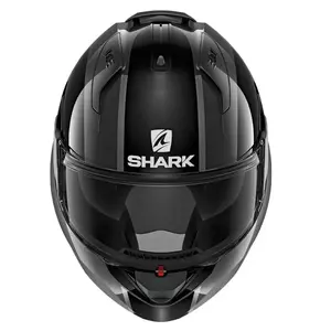 Capacete de motociclista Shark Evo-ES Endless preto/cinzento XS maxilar-3