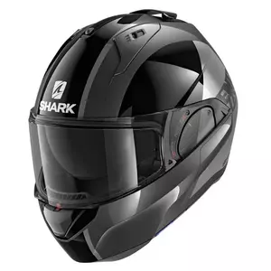 Shark Evo-ES Endless motociklistička kaciga koja pokriva cijelo lice crno/siva S-1