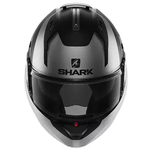 Kask motocyklowy szczękowy Shark Evo-ES Kedje czarny/szary XS-3