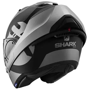 "Shark Evo-ES Kedje" juodas/pilkas M motociklininko žandikaulio šalmas-4