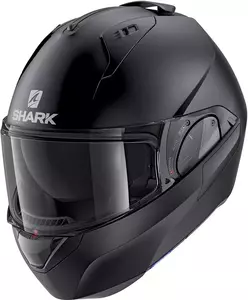 "Shark Evo-ES Blank" motociklininko šalmas juodas matinis XS-1