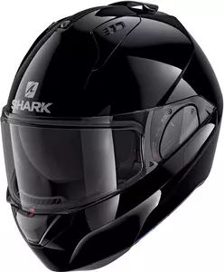 Shark Evo-ES Blank γυαλιστερό μαύρο S κράνος μοτοσικλέτας - HE9800E-BLK-S