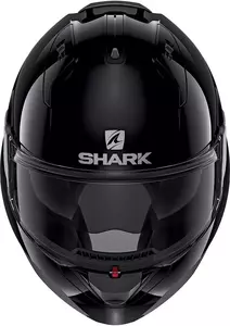 Kask motocyklowy szczękowy Shark Evo-ES Blank czarny połysk S-3