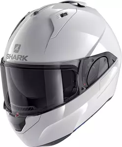 Kask motocyklowy szczękowy Shark Evo-ES Blank biały L - HE9800E-WHU-L