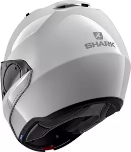 Shark Evo-ES Blank motociklu ķivere balta XL-4