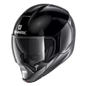 Kask motocyklowy szczękowy Shark Evojet Dual Blank czarny/szary XS-1