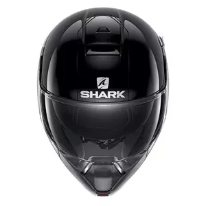 Motocyklová přilba Shark Evojet Dual Blank černá/šedá XS-2