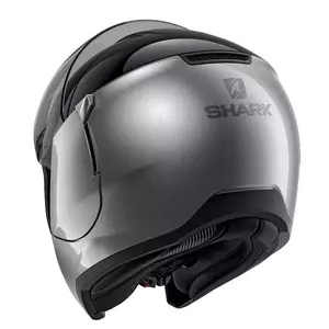 Shark Evojet Dual Blank motocikla ķivere melna/pelēka XS-4