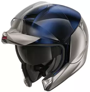 Capacete de motociclista Shark Evojet Dual Blank azul/cinzento XS-2