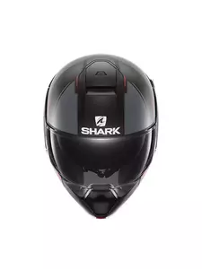 Shark Evojet Vyda zwart/grijs/rood M motor kaakhelm-2