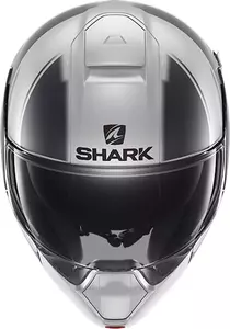 "Shark Evojet Vyda" pilkas/juodas matinis motociklininko šalmas XS-2