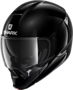 Shark Evojet Blank Black Gloss Moottoripyöräilykypärä M-1