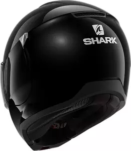 Capacete de motociclista Shark Evojet Blank Preto Brilhante M-4