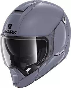 Shark Evojet Blank motorhelm grijs S - HE8800E-S01-S