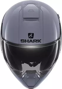 Shark Evojet Blank Motorradhelm grau M-2
