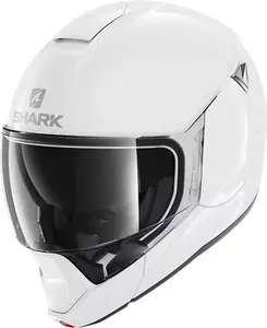 Capacete de motociclista Shark Evojet Blank branco XS-1