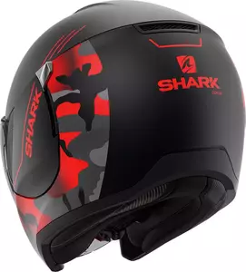 Casco de moto Shark Citycruiser Genom open face negro/rojo M-3