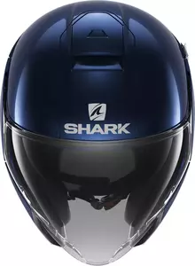 Shark Citycruiser Dual Blank offenes Gesicht Motorradhelm navy blau M-2