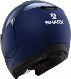 Shark Citycruiser Dual Blank offenes Gesicht Motorradhelm navy blau M-3