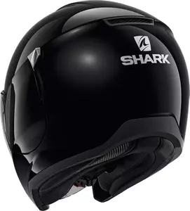 Shark Citycruiser Blank atviras motociklininko šalmas blizgus juodas M-3