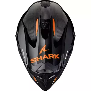 Capacete Shark Varial RS Carbon Flair preto/laranja para motas de enduro cross XS-3