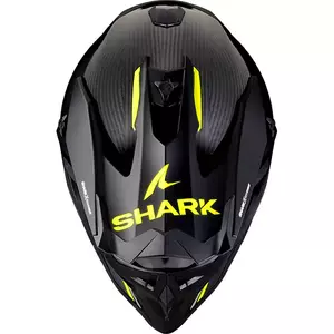 "Shark Varial RS Carbon Flair" juodas/geltonas XS motociklininko krosinis enduro šalmas-3