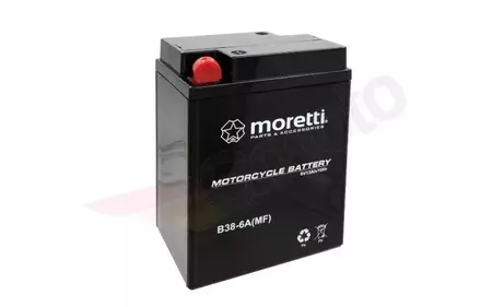 6V 13 Ah AGM gēla akumulators B38-6A Moretti-3