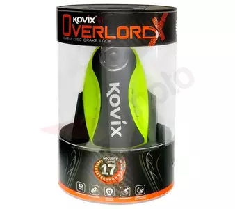 Kovix KNX10 cerradura de disco de freno verde neón-2