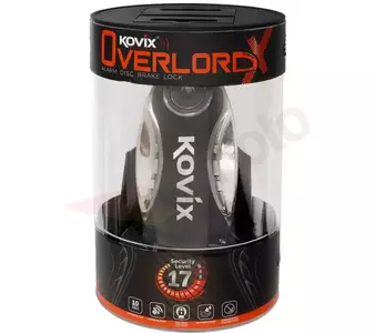Kovix KNX10 bremseskivelås i rustfrit stål-2