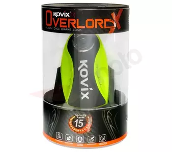 Kovix KNX6 remschijfslot neon groen-2