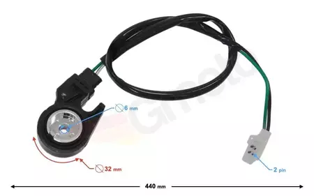 Sensor de apoio lateral do bisturi Barton Scalpel 50 - CPBSEL008