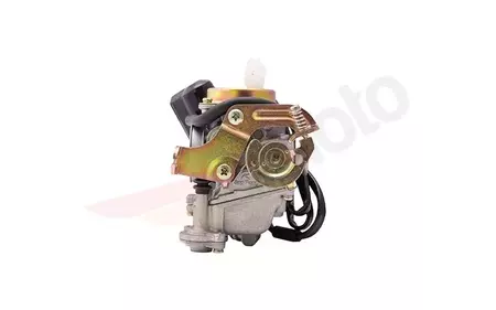 Carburatore Moretti GY6 50cm3 4T p.18 mm aspirazione automatica coperchio in metallo-2