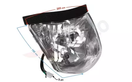 Lampa przód - reflektor Barton Sprint 2 50