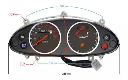 Compteur - indicateur de vitesse Barton Primo 50cm3-3