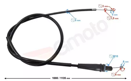 Cablu de gaz Barton DB250 MZK - LGAMIK033